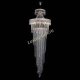 Люстра Флоренция Водопад №8 розовая в Саратове