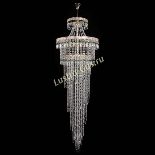 Люстра Флоренция Водопад №8 зеленая в Саратове Гусь Хрустальный