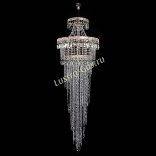 Люстра Флоренция Водопад №8 зеленая в Саратове Гусь Хрустальный