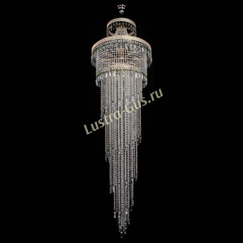 Люстра Флоренция Водопад №8 зеленая в Саратове Гусь Хрустальный
