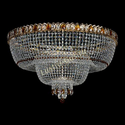 Большая люстра Хрустальный Каскад Дворцовый чайный в Саратове Гусь Хрустальный