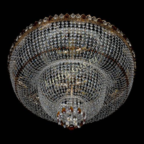 Большая люстра Хрустальный Каскад Дворцовый чайный в Саратове Гусь Хрустальный