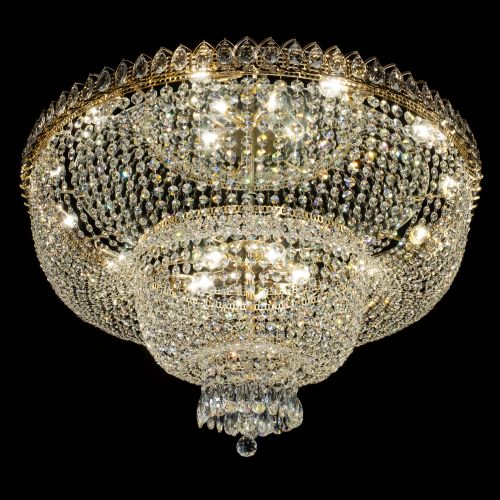 Люстра Хрустальный Каскад Дворцовый в Саратове Гусь Хрустальный