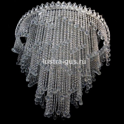 Люстра Капель с нарядом Косинус в Саратове Гусь Хрустальный