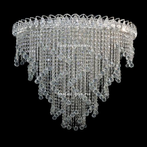 Люстра Капель с нарядом Косинус в Саратове Гусь Хрустальный