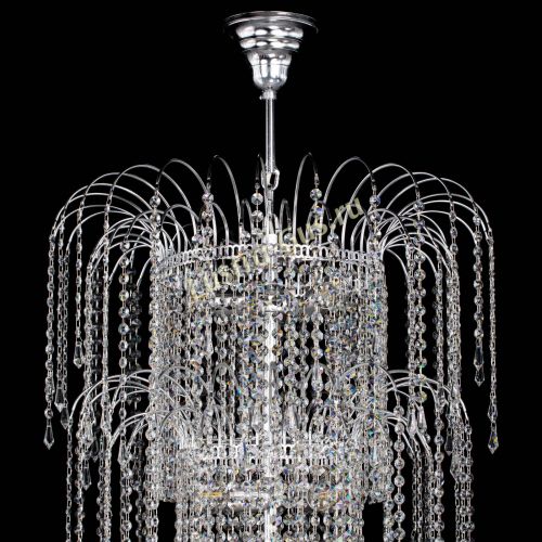 Люстра Каскад Винтовой в Саратове Гусь Хрустальный