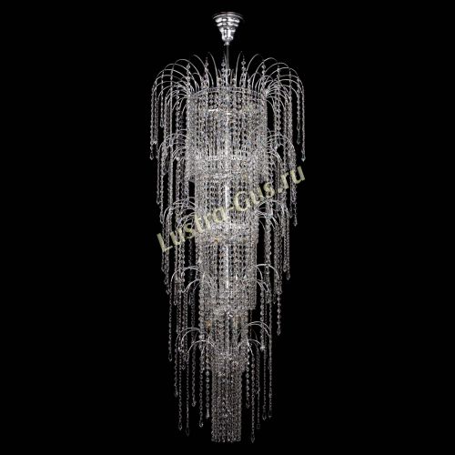 Люстра Каскад Винтовой в Саратове Гусь Хрустальный