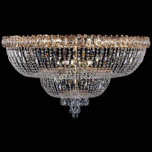 Люстра Хрустальный Каскад №17 с пластинками в Саратове Гусь Хрустальный