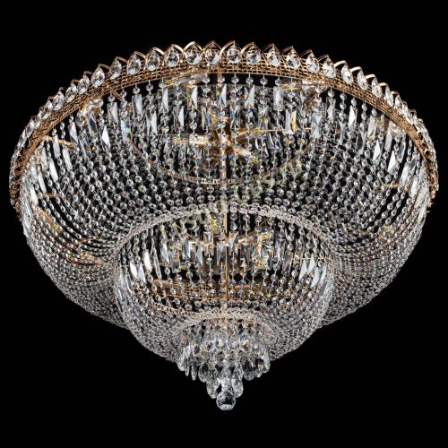 Люстра Хрустальный Каскад №17 с пластинками в Саратове Гусь Хрустальный