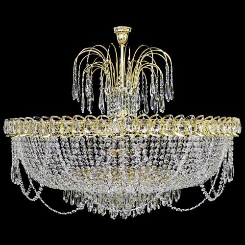 Люстра Хрустальный Каскад №12 Королевский в Саратове Гусь Хрустальный