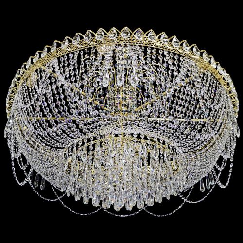 Люстра Хрустальный Каскад №12 Королевский в Саратове Гусь Хрустальный