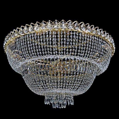 Люстра Хрустальный Каскад №13 2 яруса в Саратове Гусь Хрустальный