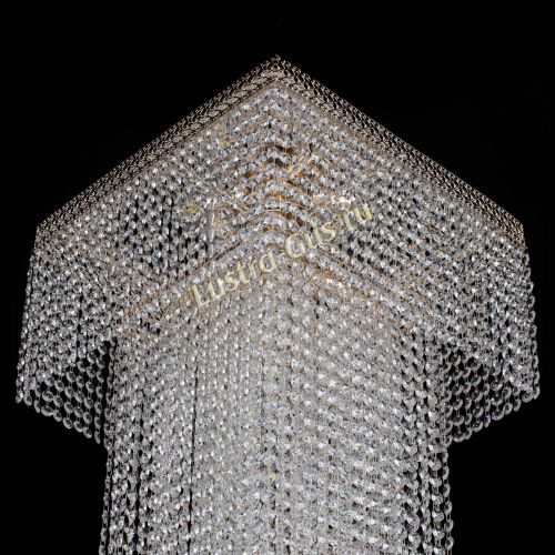 Люстра Колонна Квадрат Длинный в Саратове Гусь Хрустальный