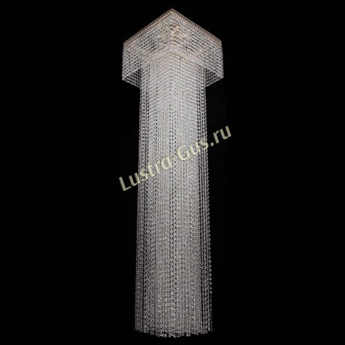 Люстра Колонна Квадрат Длинный в Саратове Гусь Хрустальный