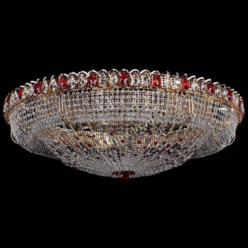 Люстра Кольцо Классика №12 красная в Саратове Гусь Хрустальный