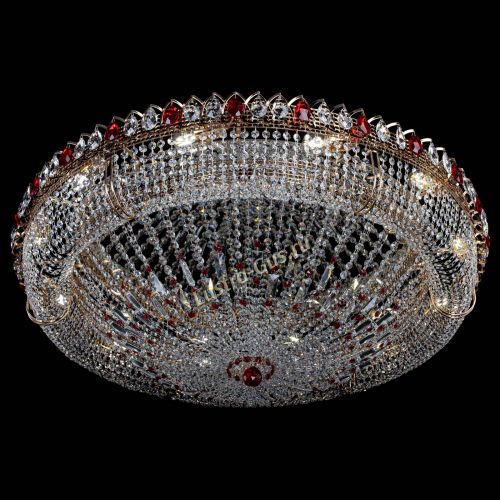 Люстра Кольцо Классика №12 красная в Саратове Гусь Хрустальный