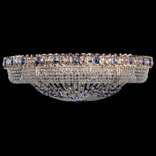 Люстра Кольцо Классика №12 синяя в Саратове Гусь Хрустальный