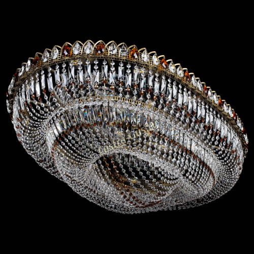 Люстра Кольцо Овал №17 под бронзу чайная в Саратове Гусь Хрустальный