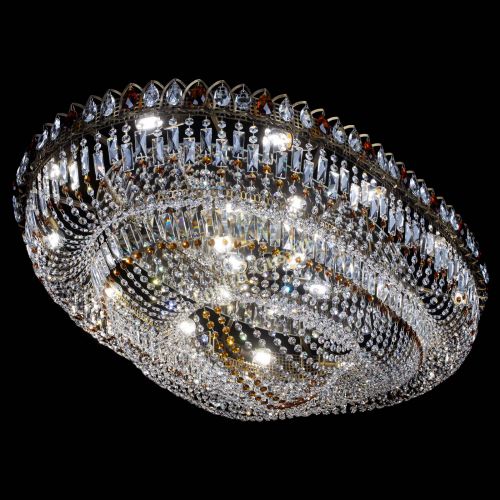 Люстра Кольцо Овал №17 под бронзу чайная в Саратове Гусь Хрустальный