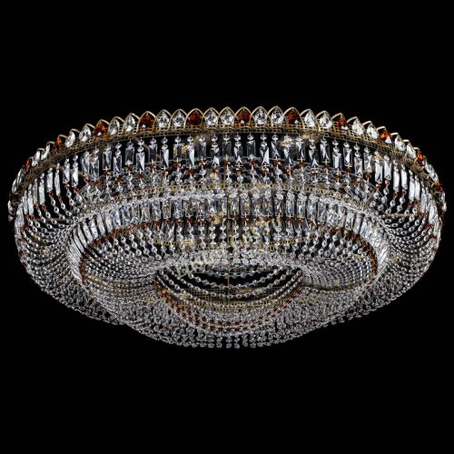 Люстра Кольцо Овал №17 под бронзу чайная в Саратове Гусь Хрустальный