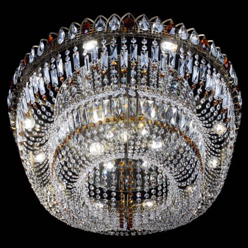 Люстра Кольцо Овал №17 под бронзу чайная в Саратове Гусь Хрустальный