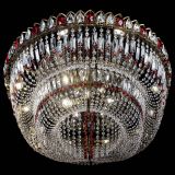 Люстра Кольцо Овал №17 под бронзу красная в Саратове