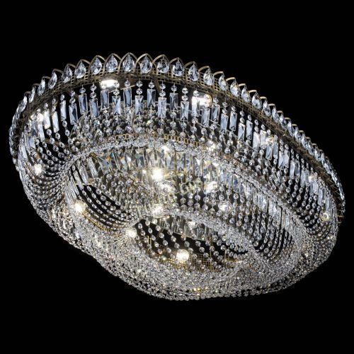 Люстра Кольцо Овал №17 под бронзу в Саратове Гусь Хрустальный