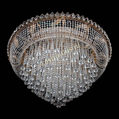 Люстра Кольцо Пирамида Конус 1000 мм в Саратове Гусь Хрустальный