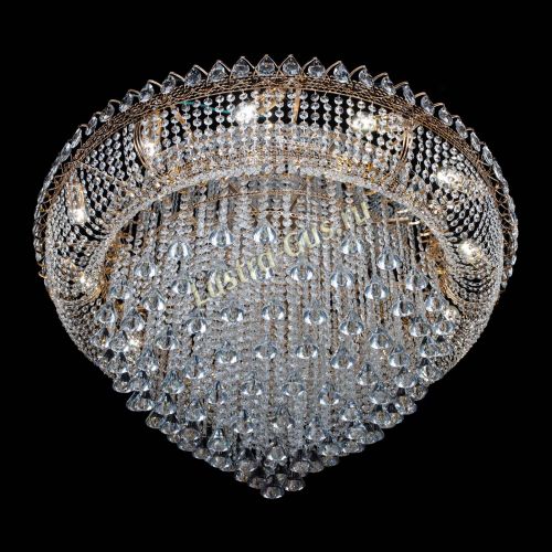 Люстра Кольцо Пирамида Конус 1000 мм в Саратове Гусь Хрустальный