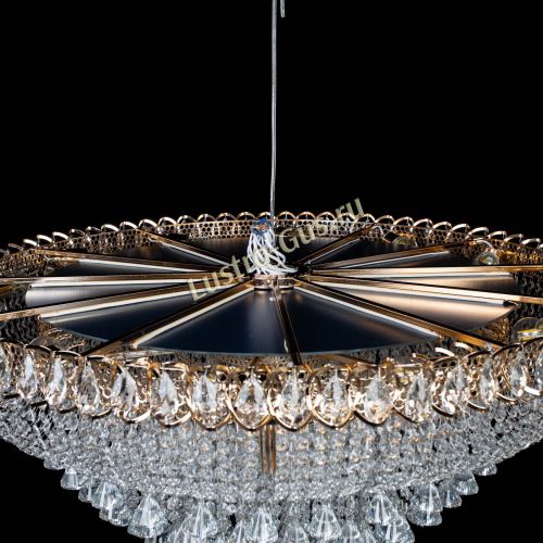 Люстра Кольцо Пирамида Конус 1000 мм в Саратове Гусь Хрустальный