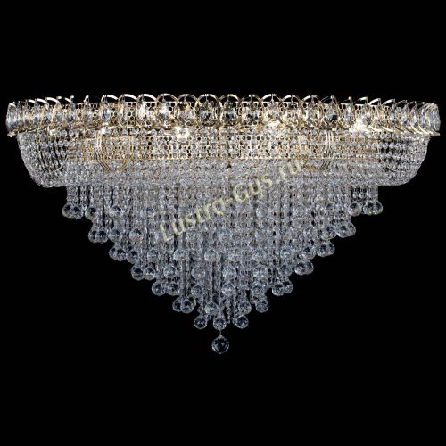 Люстра Кольцо Пирамида Шар 30 большая в Саратове Гусь Хрустальный