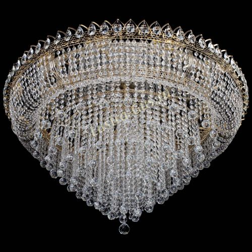 Люстра Кольцо Пирамида Шар 30 большая в Саратове Гусь Хрустальный