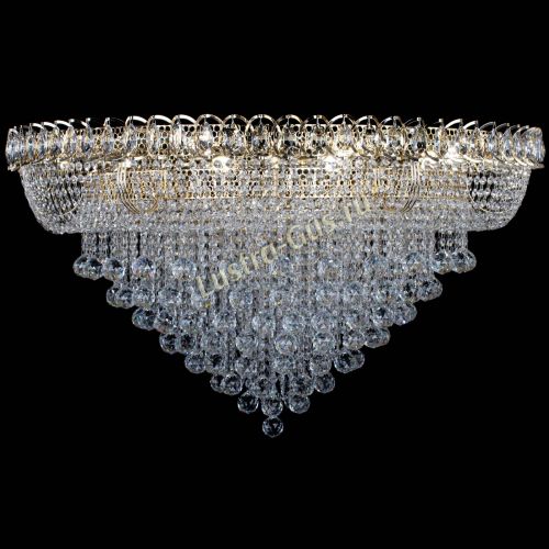 Люстра Кольцо Пирамида Шар 40 большая в Саратове Гусь Хрустальный