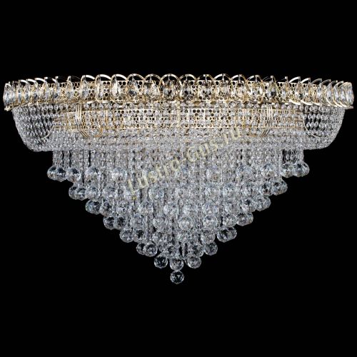 Люстра Кольцо Пирамида Шар 40 большая в Саратове Гусь Хрустальный