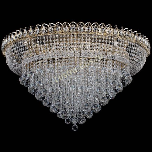 Люстра Кольцо Пирамида Шар 40 большая в Саратове Гусь Хрустальный