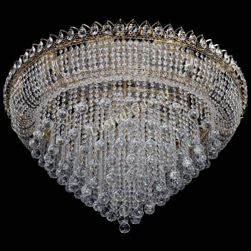 Люстра Кольцо Пирамида Шар 40 большая в Саратове Гусь Хрустальный