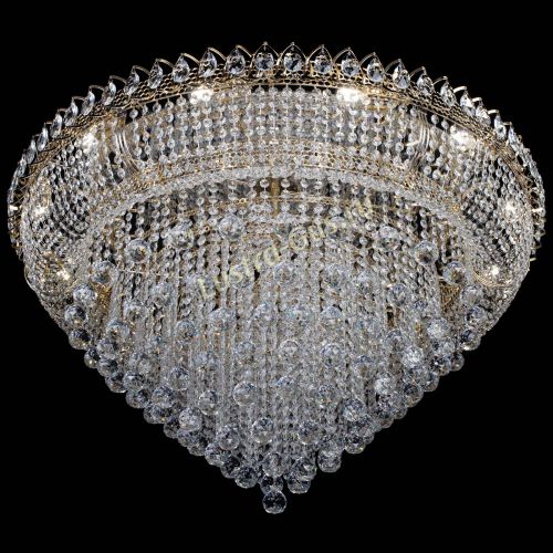 Люстра Кольцо Пирамида Шар 40 большая в Саратове Гусь Хрустальный