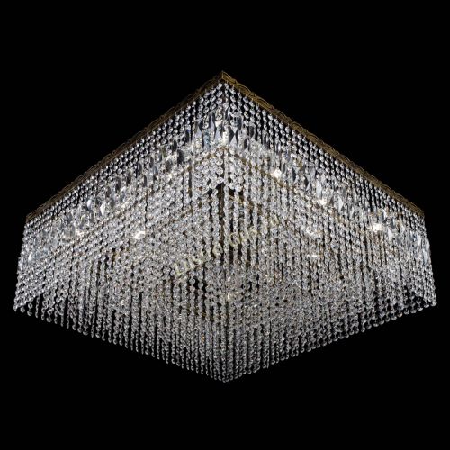 Люстра Квадрат 800 мм под бронзу в Саратове Гусь Хрустальный