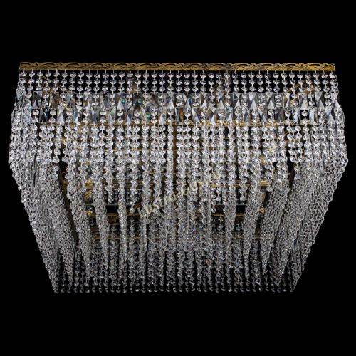 Люстра Квадрат 800 мм под бронзу в Саратове Гусь Хрустальный