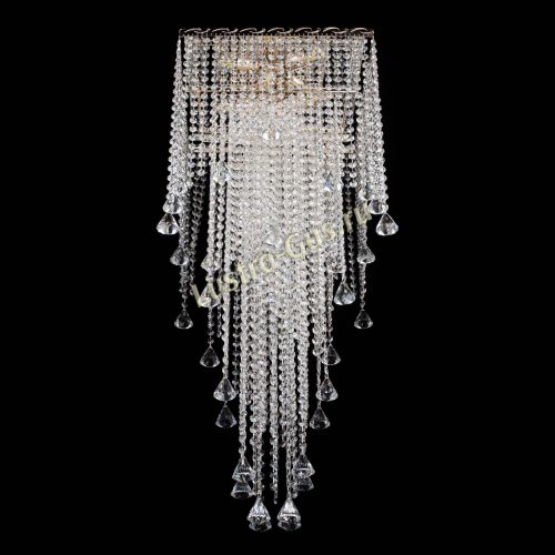 Люстра Квадрат Водопад с конусами в Саратове Гусь Хрустальный