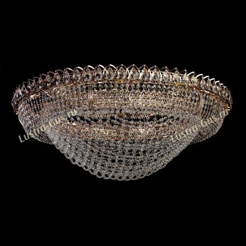 Люстра Лада, диаметр 1000 мм, золото Гусь Хрустальный