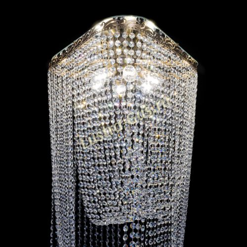 Люстра Прага каскад в Саратове Гусь Хрустальный