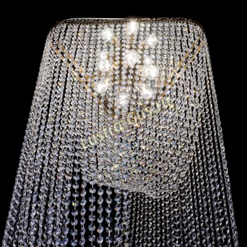 Люстра Прага каскад в Саратове Гусь Хрустальный