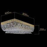 Люстра Прямоугольник Италия №8 в Саратове