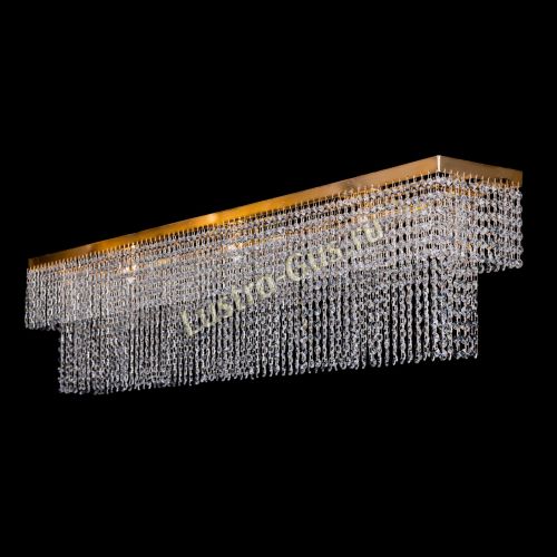 Люстра Прямоугольник Капель в Саратове Гусь Хрустальный