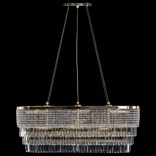 Люстра Прямоугольник Сигма №14 пластинка в Саратове Гусь Хрустальный