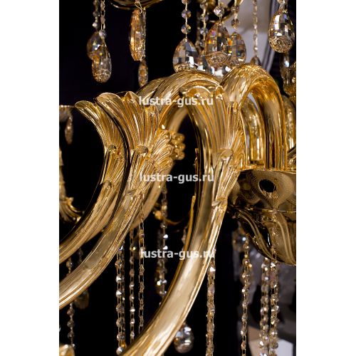 Люстра Венера золото № 30 в Саратове Гусь Хрустальный