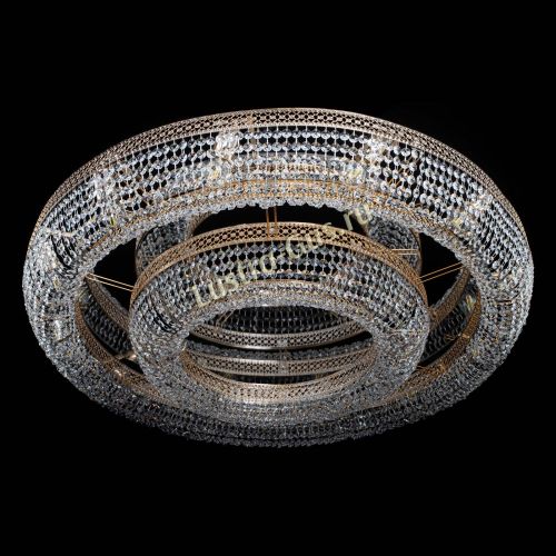 Люстра Венеция двойное кольцо №12 в Саратове Гусь Хрустальный