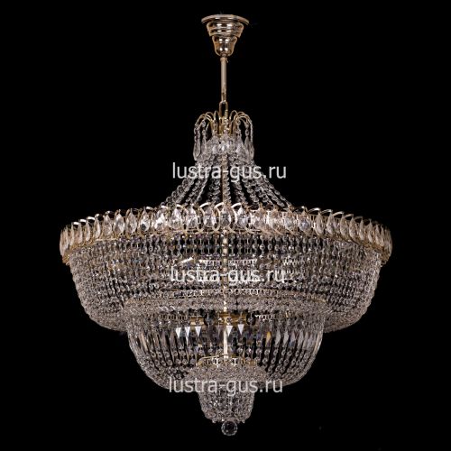 Люстра Водопад большой с подвесом в Саратове Гусь Хрустальный