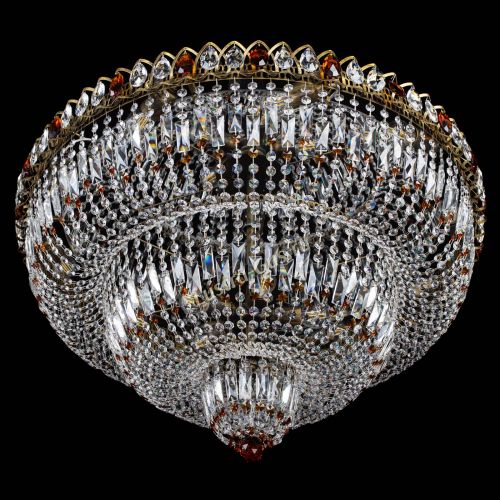 Люстра Водопад Обтикон №15 под бронзу чайная в Саратове Гусь Хрустальный